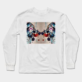 Entretenida dual tridimensional Long Sleeve T-Shirt